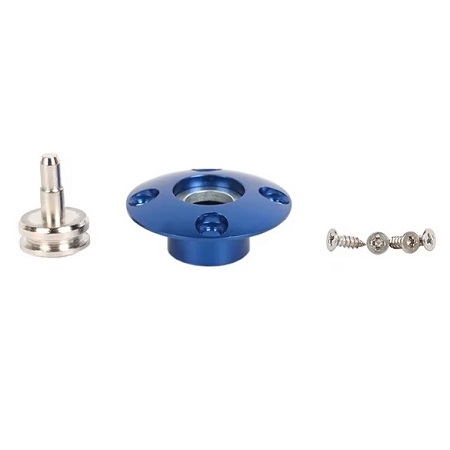 Tappo rifornimento magnetico in alluminio anodizzato Blu